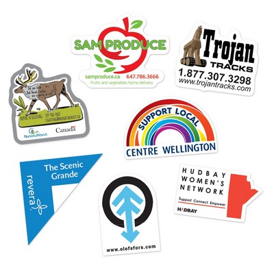 Custom Shaped Magnets - Up to 6" sq